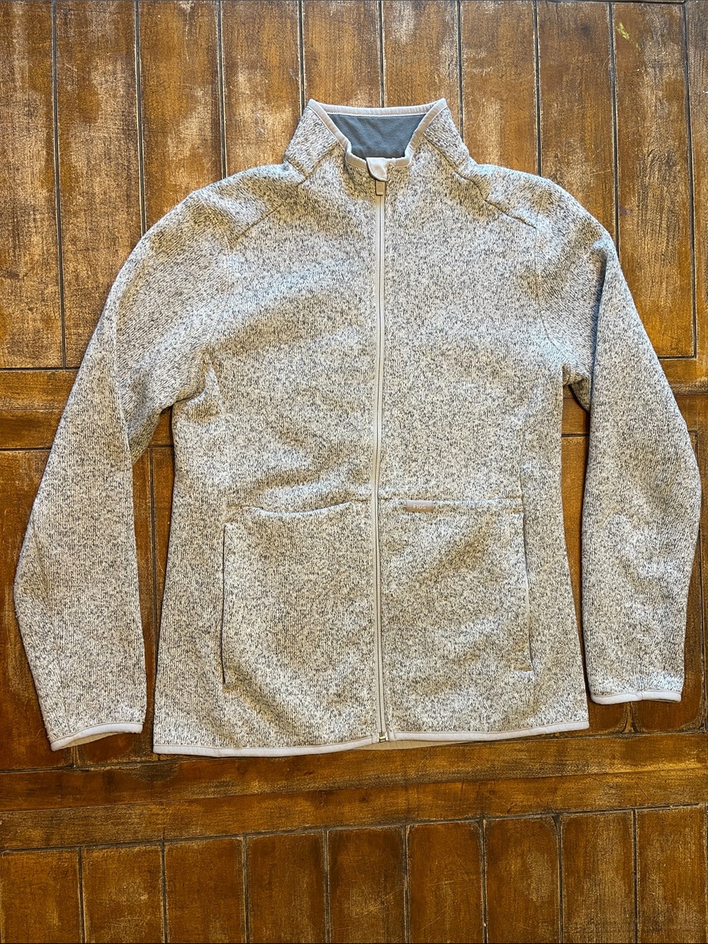 Figs Heathered Light Gray Jacket